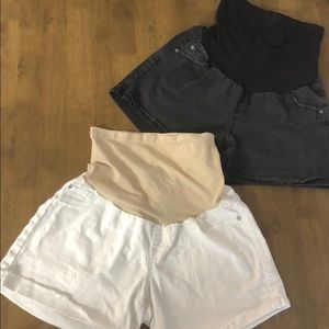 Indigo Blue XL maternity Shorts.